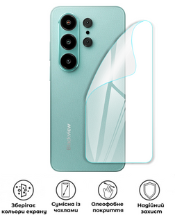Захисна поліуретанова глянцева плівка Edge Armor на корпус смартфона Blackview Wave 9C, PF-EG02CSG-014-057, В наявності, UAH