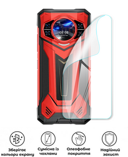 Захисна поліуретанова глянцева плівка Simple Armor на корпус смартфона Doogee S200 Plus, PF-S02CSG-028-234, В наявності, UAH