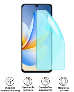 Захисна гідрогелева матова плівка Grade B на екран смартфона Realme C100, HF-B02SNM-006-262, В наявності, UAH