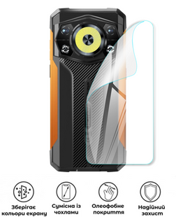 Захисна поліуретанова глянцева плівка Heavy Armor Plus на корпус смартфона Hotwav Note 18 Pro, PF-HP02CSG-032-016, В наявності, UAH