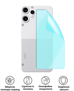 Захисна гідрогелева глянцева плівка Grade B на корпус смартфона Nothing CMF Phone 2 Pro, HF-B02CSG-046-013, В наявності, UAH