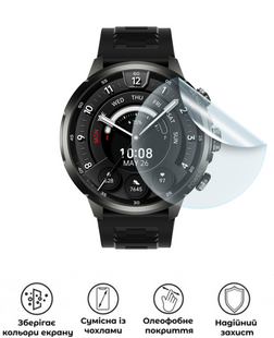 Захисна поліуретанова матова плівка Edge Armor на екран годинника Black Shark Watch X Pro, PF-EG01SNM-027-011, В наявності, UAH