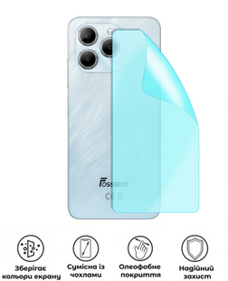 Захисна гідрогелева глянцева плівка Grade D на корпус смартфона Fossibot S2, HF-D02CSG-044-011, В наявності, UAH