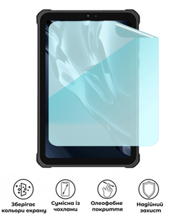 Захисна гідрогелева глянцева плівка Grade A на екран планшета Oukitel RT3 Plus, HF-A02SNG-018-092, В наявності, UAH