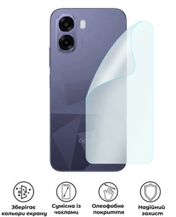 Захисна поліуретанова матова плівка Edge Armor на корпус смартфона Oppo A6k, PF-EG02CSM-005-303, В наявності, UAH
