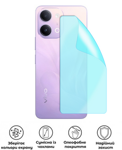 Захисна гідрогелева глянцева плівка Grade A на корпус смартфона Vivo Y60, HF-A02CSG-007-301, В наявності, UAH