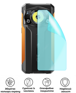 Захисна гідрогелева матова плівка Grade B на корпус смартфона Hotwav Note 18 Pro, HF-B02CSM-032-016, В наявності, UAH