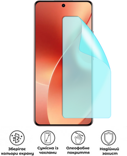 Захисна поліуретанова матова плівка Edge Armor на екран смартфона Realme 15, PF-EG02SNM-006-249, В наявності, UAH