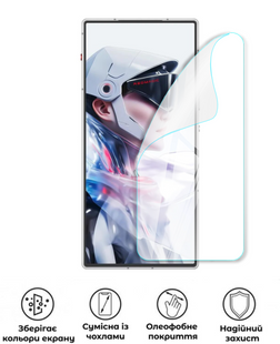 Захисна поліуретанова глянцева плівка Simple Armor на екран смартфона ZTE Nubia Red Magic 10 Air, PF-S02SNG-012-137, В наявності, UAH