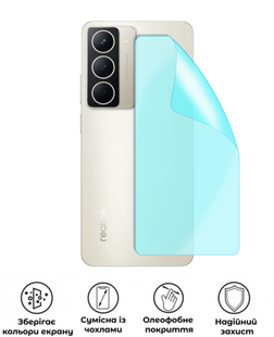 Захисна гідрогелева глянцева плівка Grade C на корпус смартфона Realme Narzo 80x 5G, HF-C02CSG-006-244, В наявності, UAH