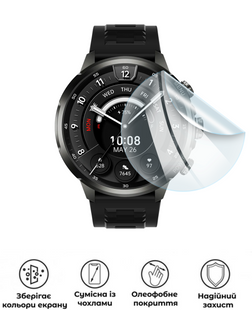 Захисна поліуретанова глянцева плівка Heavy Armor Plus на екран годинника Black Shark Watch X Pro, PF-HP01SNG-027-011, В наявності, UAH