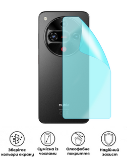 Захисна гідрогелева матова плівка Grade B на корпус смартфона ZTE Nubia Focus 2, HF-B02CSM-012-249, В наявності, UAH