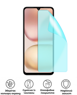 Захисна гідрогелева глянцева плівка Grade B на екран смартфона Umidigi G100x, HF-B02SNG-050-030, В наявності, UAH