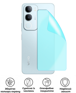 Захисна гідрогелева глянцева плівка Grade A на корпус смартфона Vivo ​V60, HF-A02CSG-007-291, В наявності, UAH