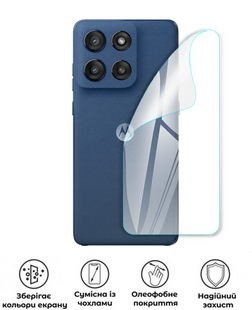 Захисна поліуретанова глянцева плівка Medium Armor на корпус смартфона Motorola Edge 60 Stylus, PF-M02CSG-004-134, В наявності, UAH