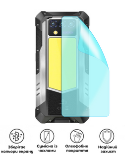 Захисна гідрогелева глянцева плівка Grade D на корпус смартфона Oukitel WP100 Titan, HF-D02CSG-018-233, В наявності, UAH