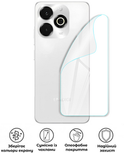 Захисна поліуретанова глянцева плівка Heavy Armor Plus на корпус смартфона Umidigi G100x 5G, PF-HP02CSG-050-033, В наявності, UAH