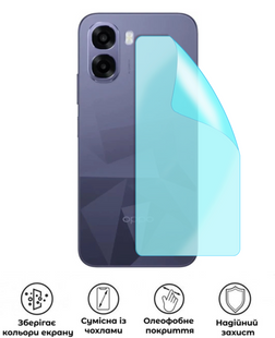 Захисна гідрогелева глянцева плівка Grade C на корпус смартфона Oppo A6k, HF-C02CSG-005-303, В наявності, UAH