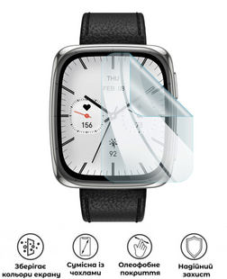 Захисна поліуретанова глянцева плівка Simple Armor на екран годинника Amazfit Active 2 Square, PF-S01SNG-076-022, В наявності, UAH