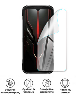 Захисна поліуретанова глянцева плівка Medium Armor на екран смартфона Doogee S119, PF-M02SNG-028-022, В наявності, UAH