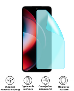 Захисна гідрогелева глянцева плівка Grade C на екран смартфона Meizu Note 22, HF-C02SNG-023-231, В наявності, UAH
