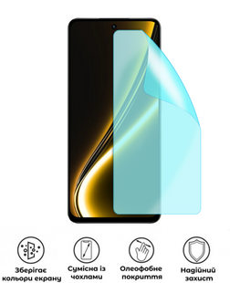 Захисна поліуретанова матова плівка Edge Armor на екран смартфона Realme Narzo 80x 5G, PF-EG02SNM-006-244, В наявності, UAH