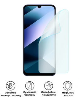 Захисна поліуретанова матова плівка Simple Armor на екран смартфона Xiaomi Poco ​C85, PF-S02SNM-003-323, В наявності, UAH
