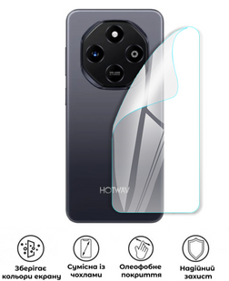 Захисна поліуретанова глянцева плівка Heavy Armor Plus на корпус смартфона Hotwav Note 16 Pro, PF-HP02CSG-032-018, В наявності, UAH