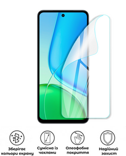 Захисна поліуретанова глянцева плівка Medium Armor на екран смартфона Vivo Y29 4G, PF-M02SNG-007-287, В наявності, UAH
