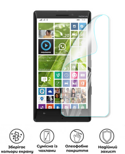 Захисна поліуретанова глянцева плівка Edge Armor на екран смартфона Nokia Lumia 930, PF-EG02SNG-017-033, В наявності, UAH