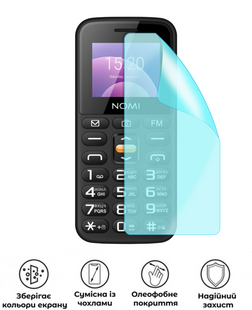Захисна гідрогелева глянцева плівка Grade A на екран смартфона Nomi ​i1820, HF-A02SNG-105-233, В наявності, UAH