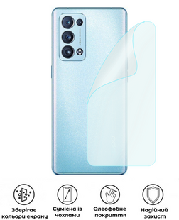 Захисна поліуретанова матова плівка Edge Armor на корпус смартфона Oppo Reno 6 Pro 5G, PF-EG02CSM-005-288, В наявності, UAH