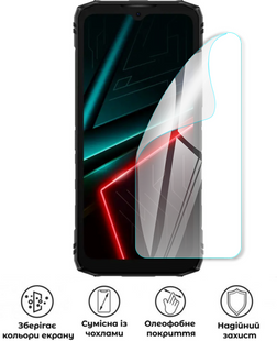Захисна поліуретанова глянцева плівка Edge Armor на екран смартфона Doogee Blade 10 Energy, PF-EG02SNG-028-023, В наявності, UAH