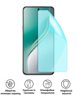 Захисна гідрогелева глянцева плівка Grade A на екран смартфона Tecno Camon 40 Premier, HF-A02SNG-010-102, В наявності, UAH
