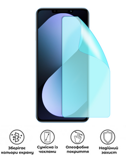 Захисна гідрогелева глянцева плівка Grade D на екран смартфона Huawei ​Nova 14i, HF-D02SNG-016-068, В наявності, UAH