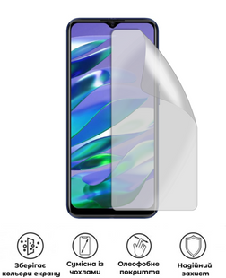 Захисна гідрогелева глянцева плівка Антишпигун на екран смартфона BLU G35, HF-AC02SNG-034-014, В наявності, UAH