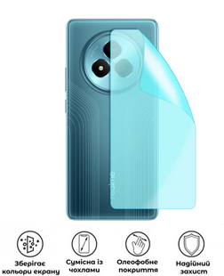 Захисна гідрогелева глянцева плівка Grade D на корпус смартфона Realme Narzo 80 Pro 5G, HF-D02CSG-006-243, В наявності, UAH