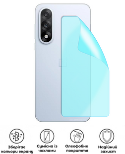 Захисна гідрогелева глянцева плівка Grade C на корпус смартфона OnePlus Nord 5, HF-C02CSG-008-233, В наявності, UAH
