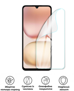 Захисна поліуретанова глянцева плівка Edge Armor на екран смартфона Umidigi G100x 5G, PF-EG02SNG-050-027, В наявності, UAH