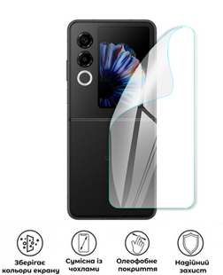 Захисна поліуретанова глянцева плівка Medium Armor на корпус смартфона ZTE Nubia Flip 2, PF-M02CSG-012-123, В наявності, UAH