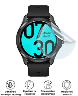Захисна поліуретанова матова плівка Simple Armor на екран годинника Mobvoi TicWatch Pro 5, PF-S01SNM-090-014, В наявності, UAH