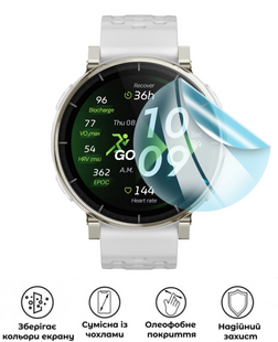 Захисна гідрогелева глянцева плівка Grade B на екран годинника Amazfit Active 3 Premium, HF-B01SNG-076-040, В наявності, UAH