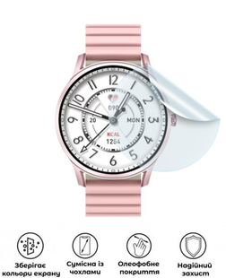 Захисна поліуретанова матова плівка Edge Armor на екран годинника Kieslect Lady Smartwatch Lora, PF-EG01SNM-079-020, В наявності, UAH