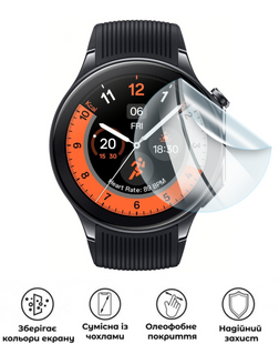Захисна поліуретанова глянцева плівка Medium Armor на екран годинника Oppo Watch X, PF-M01SNG-005-011, В наявності, UAH