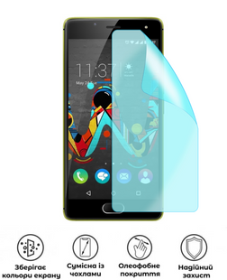 Захисна гідрогелева глянцева плівка Grade C на екран смартфона Wiko U Feel, HF-C02SNG-049-011, В наявності, UAH