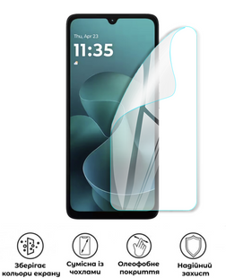 Захисна поліуретанова глянцева плівка Extreme Armor на екран смартфона Motorola Moto G06, PF-E02SNG-004-157, В наявності, UAH