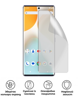 Захисна гідрогелева глянцева плівка Антишпигун на екран смартфона BLU Bold K50, HF-AC02SNG-034-011, В наявності, UAH