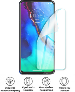 Захисна поліуретанова глянцева плівка Edge Armor на екран смартфона Motorola Moto G Stylus, PF-EG02SNG-004-142, В наявності, UAH