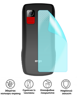 Захисна гідрогелева глянцева плівка Grade D на корпус смартфона Ergo R182, HF-D02CSG-119-231, В наявності, UAH