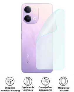 Захисна поліуретанова матова плівка Edge Armor на корпус смартфона Vivo Y60, PF-EG02CSM-007-301, В наявності, UAH